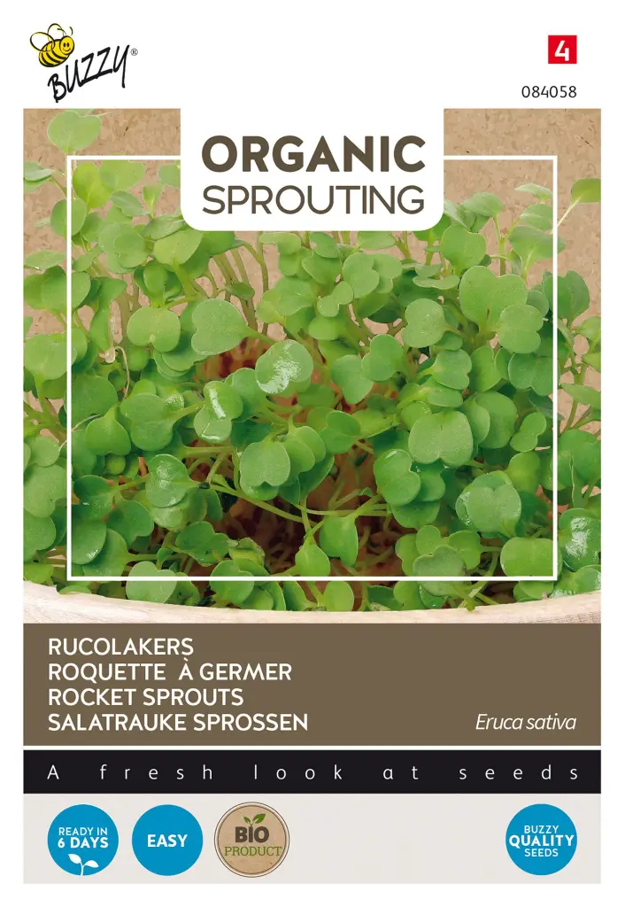 Rucolakers - Sprossen - Kiemgroente - BIO