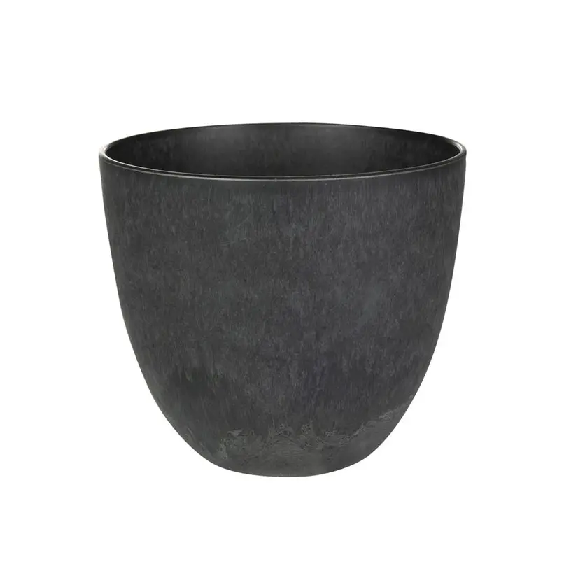 Artstone Pot bola schwarz D23 H20
