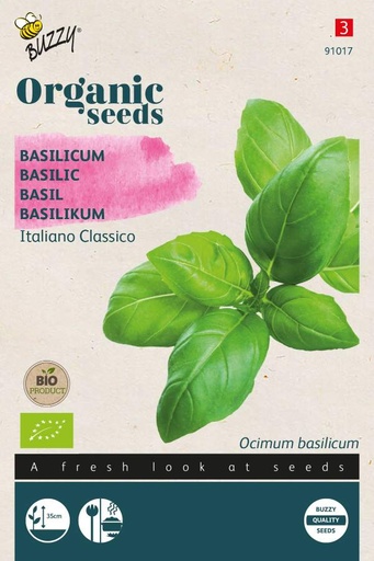 [Buzzy-91017] Basilikum Italiano Classico - BIO